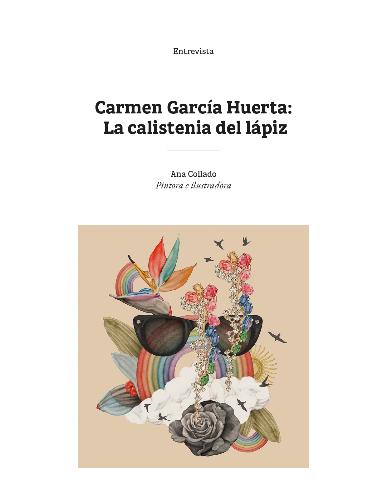 Carmen García Huerta: la calistenia del lápiz